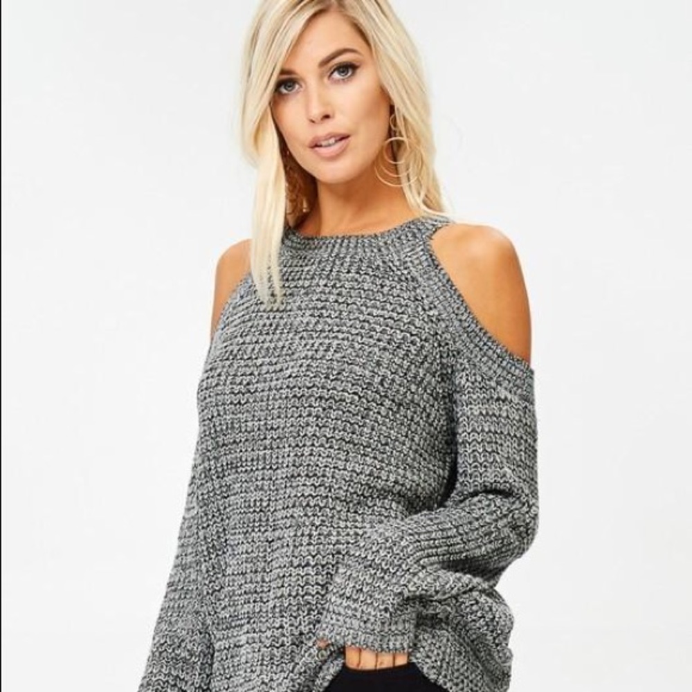 💋Charcoal Foxxy Sweater